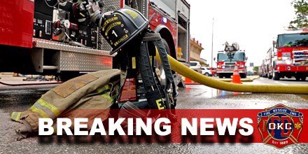OKCFD's tweet photo. House Fire - 8600 block S. Brookline Place. Firefighters responding now. 11:23 AM https://t.co/SMaGChlLYG