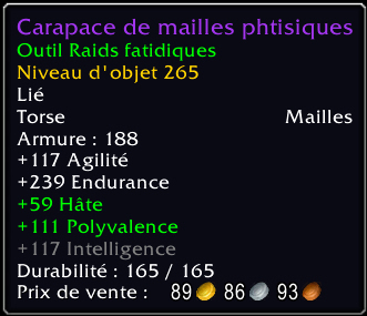 PechWow's tweet image. Regardez l’objet que je viens de recevoir : [Carapace de mailles phtisiques] #Warcraft
