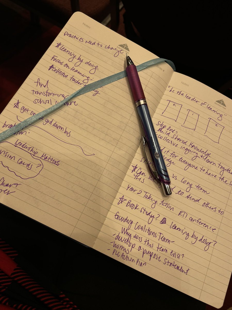 Day 2 of <a href="/SolutionTree/">Solution Tree</a> PLC at Work Conference…taking notes and building capacity to impact Ts and Ss #growth