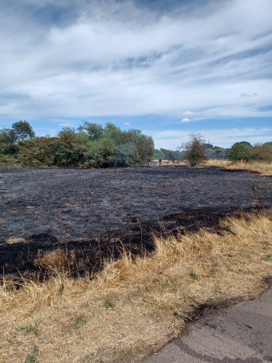 Firefighters have been out to numerous fires around the county in the last two days and it is getting hotter, they are exhausted. Please help us, no disposable BBQs, no bonfires, put out cigarettes and for those that think it's funny stop lighting fires deliberately it's not!