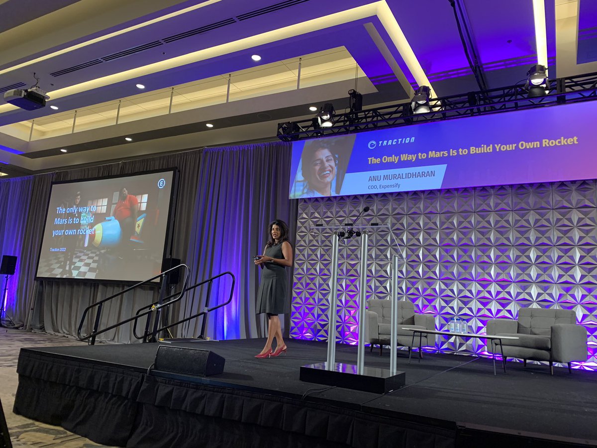 The <a href="/cred_sf/">cred.</a> team is so excited to be at #TractionConf in #Vancouver this week. Kicking it of strong with a powerful woman speaker - COO of <a href="/expensify/">Expensify</a>  Anu Muralidharan. 🎉