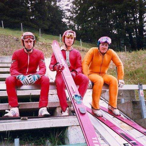 When Eddie joined the Team kandersteg Switzerland 1980ş