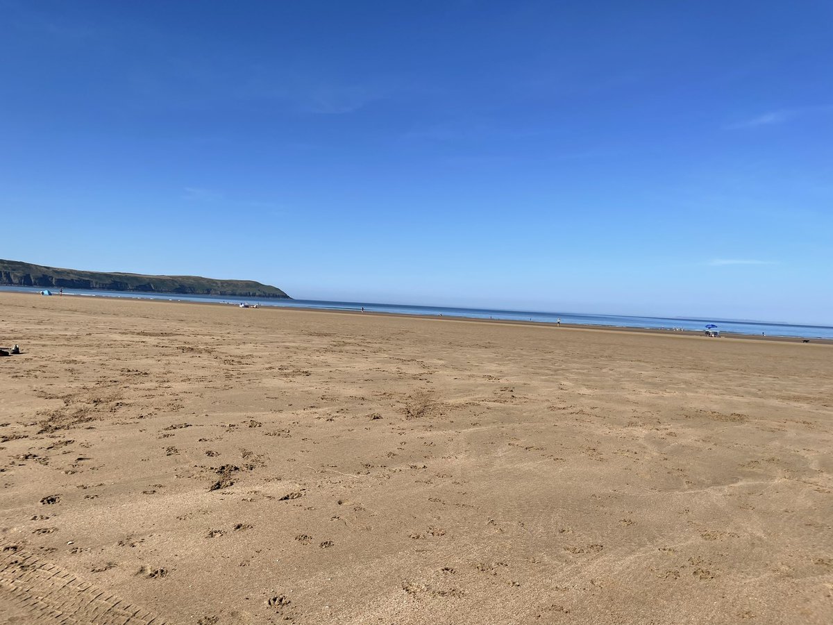 Early morning walk along Woolacombe beach before we set up camp #NursesActive