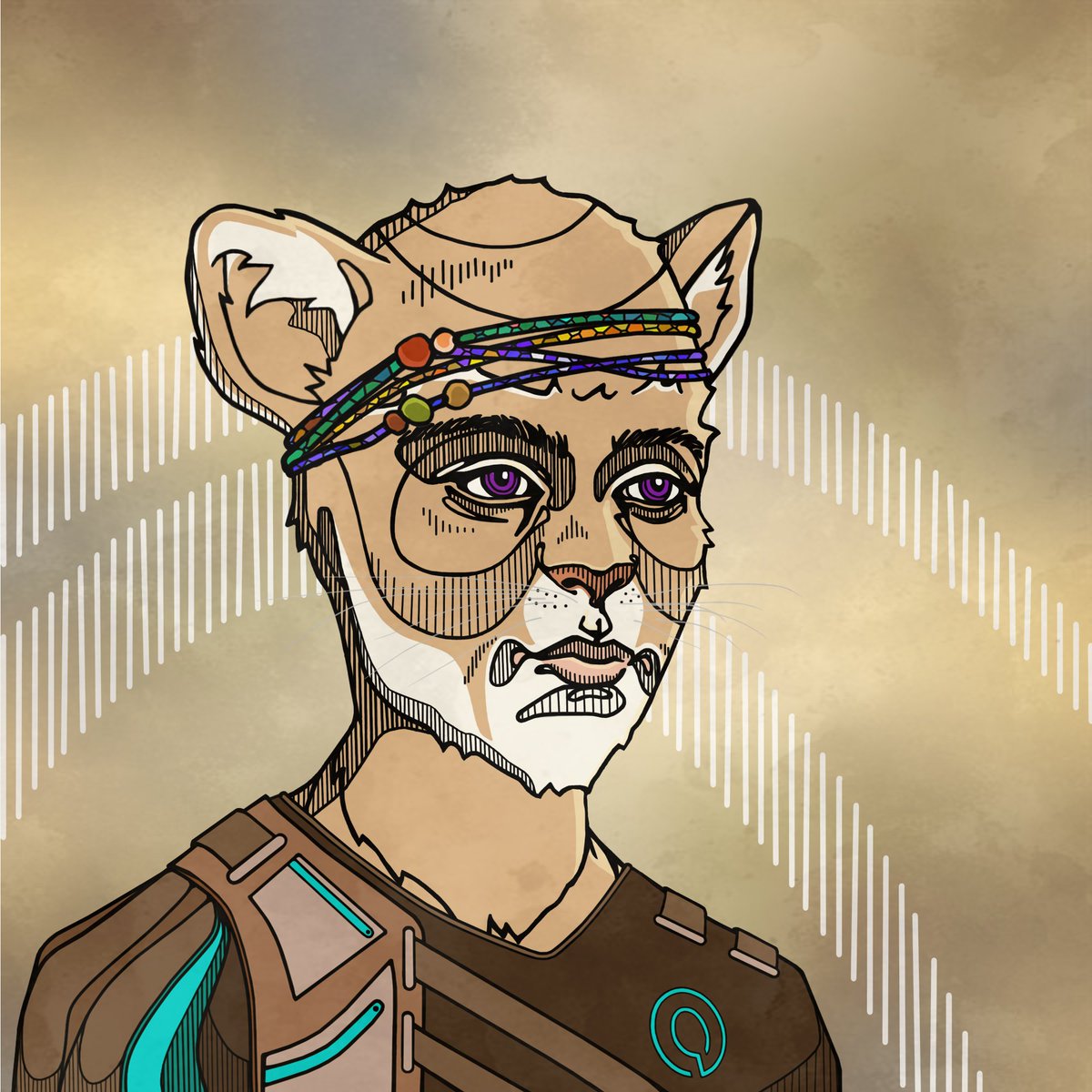 Happy #WorldLionDay everyone 🦁

Naturalists lore tells us of clans based on habitat; communities representing the lowlands, midlands, and highlands.

This is the Lowland Uniform, boasting an earthen palate with striking pops of contrasting color.

#ReFi #SolanaNFTs