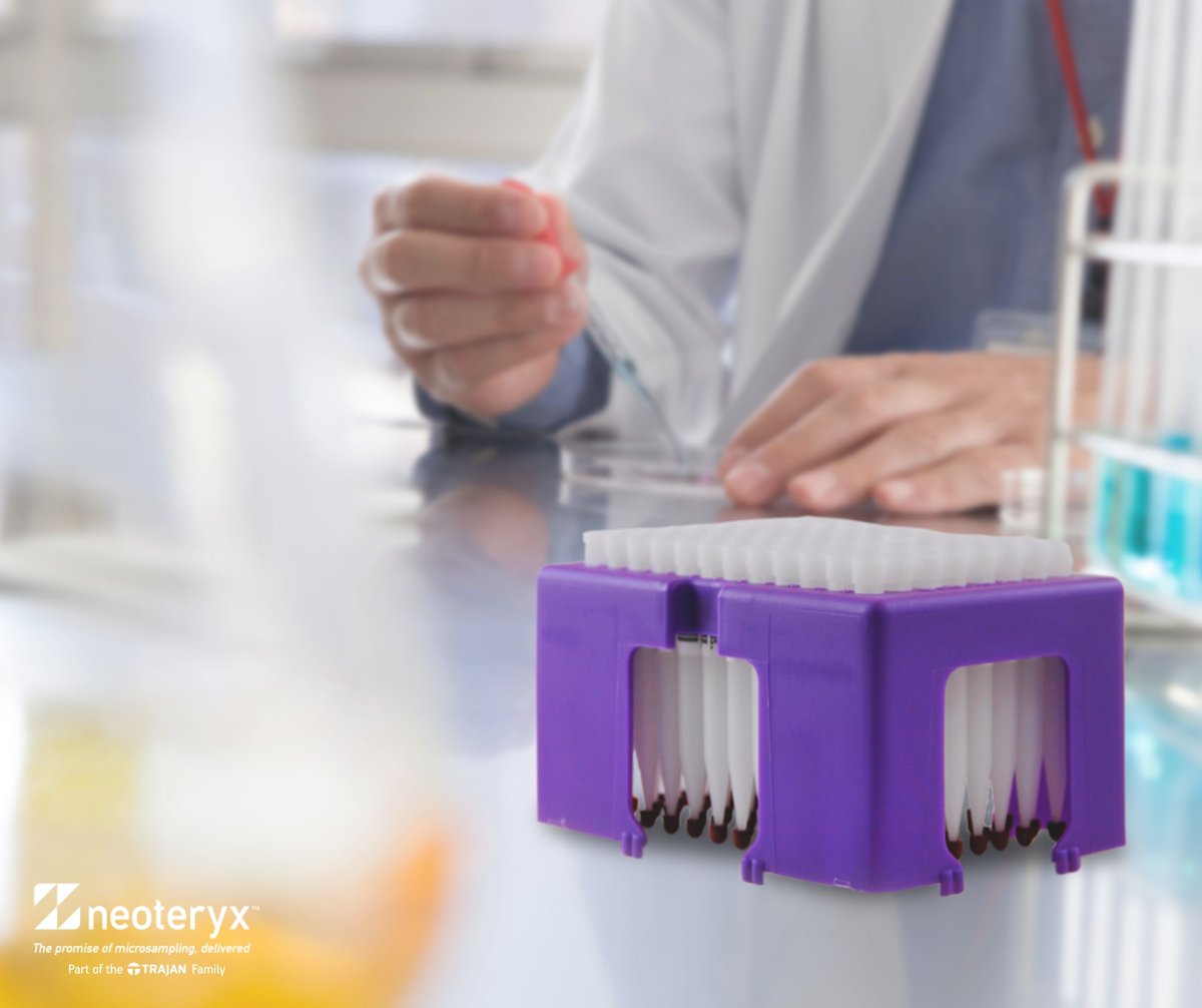 neoteryx's tweet image. The #Mitra 96-Autorack enables the process of #microsamples in a quick &amp;amp; high throughput manner. With a #96autorack fully loaded w/ Mitra #microsampling devices, you can experiment w/ a variety of extraction methods.  
Visit: tinyurl.com/96autorack for more information!