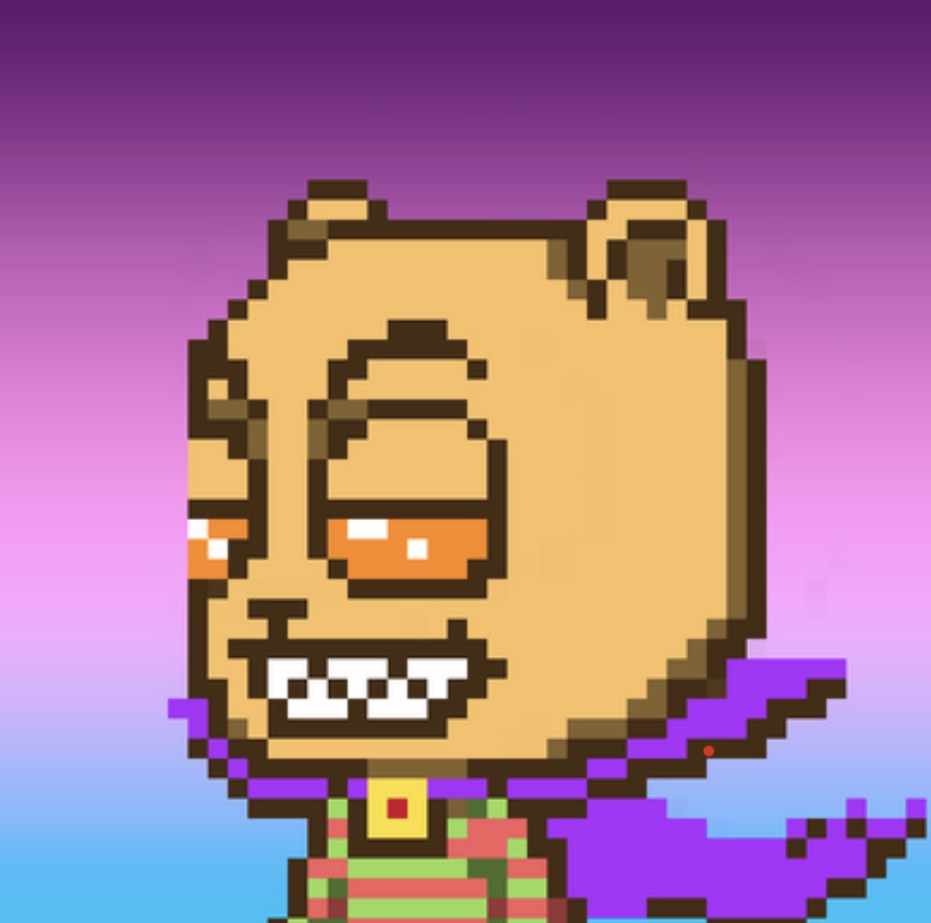 Tyke31104's tweet photo. @SpookyPetsNFT @cryptocomnft #8135 I’ve nicknamed him Airborne Al in honor of his dropping in last night! https://t.co/ILyIMAyoeq