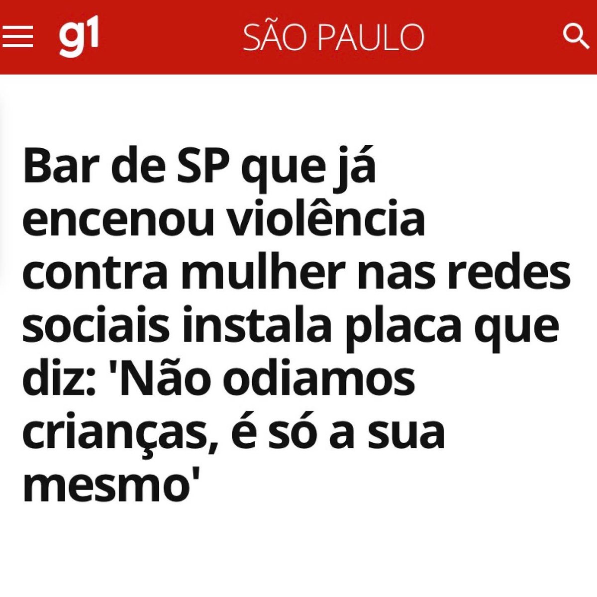 Não tenho nem palavras pra esse absurdo e ódio à infância. É preciso haver responsabilização. Não é aceitável odiar criança, não é aceitável colocar uma caixa de papelão denominando "espaço kids" e não é aceitável colocar "crianças em poste" como se fossem cachorros.