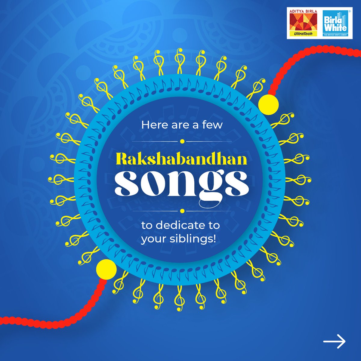 BirlaWhite's tweet photo. We have a song to celebrate every kind of bhai behen ki jodi! Here's wishing you all a very happy rakshabandhan!
#BirlaWhite #WallCarePutty #RakshaBandhan2022 #Rakhi #TopSongs #Protection #Care #WhitestWhite https://t.co/wH7bhdArEq