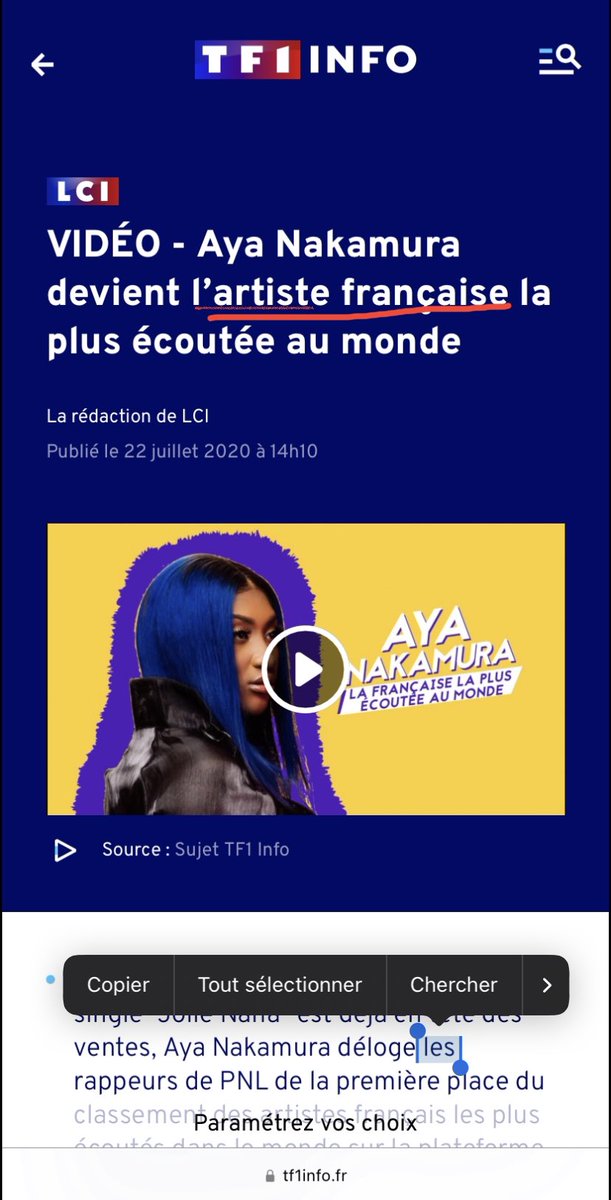 224k_gold's tweet photo. Les médias Français…Aya Nakamura  l’artiste française la plus écoutée au monde. Aya Nakamura l’artiste Malienne en garde à vue 👀👀 .
Mbappé le camerounais prochainement ? https://t.co/gibhjzeSO7