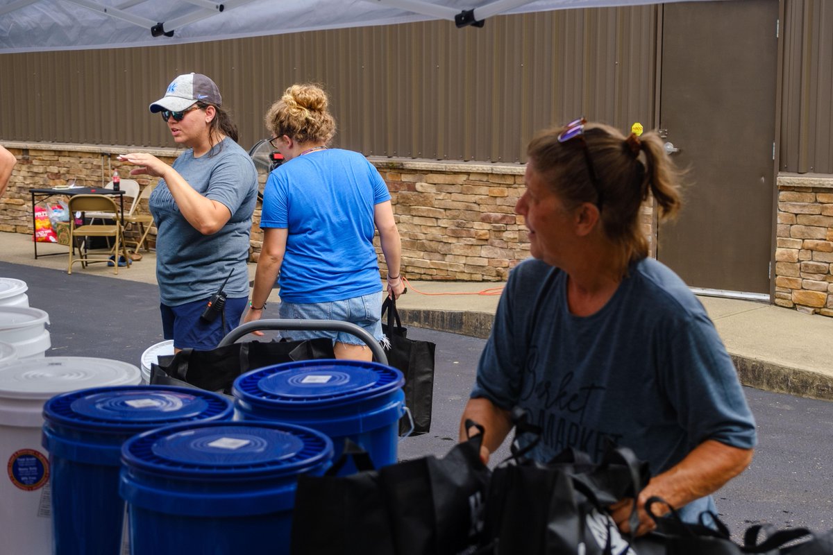 "<a href="/UKExtension/">UK Extension</a> is about meeting the needs of your community, and that's what we're working on."

Bringing nearly 200 buckets of supplies to help those affected, one KY county helps another recover following historic flooding >> bit.ly/3dmxbwY