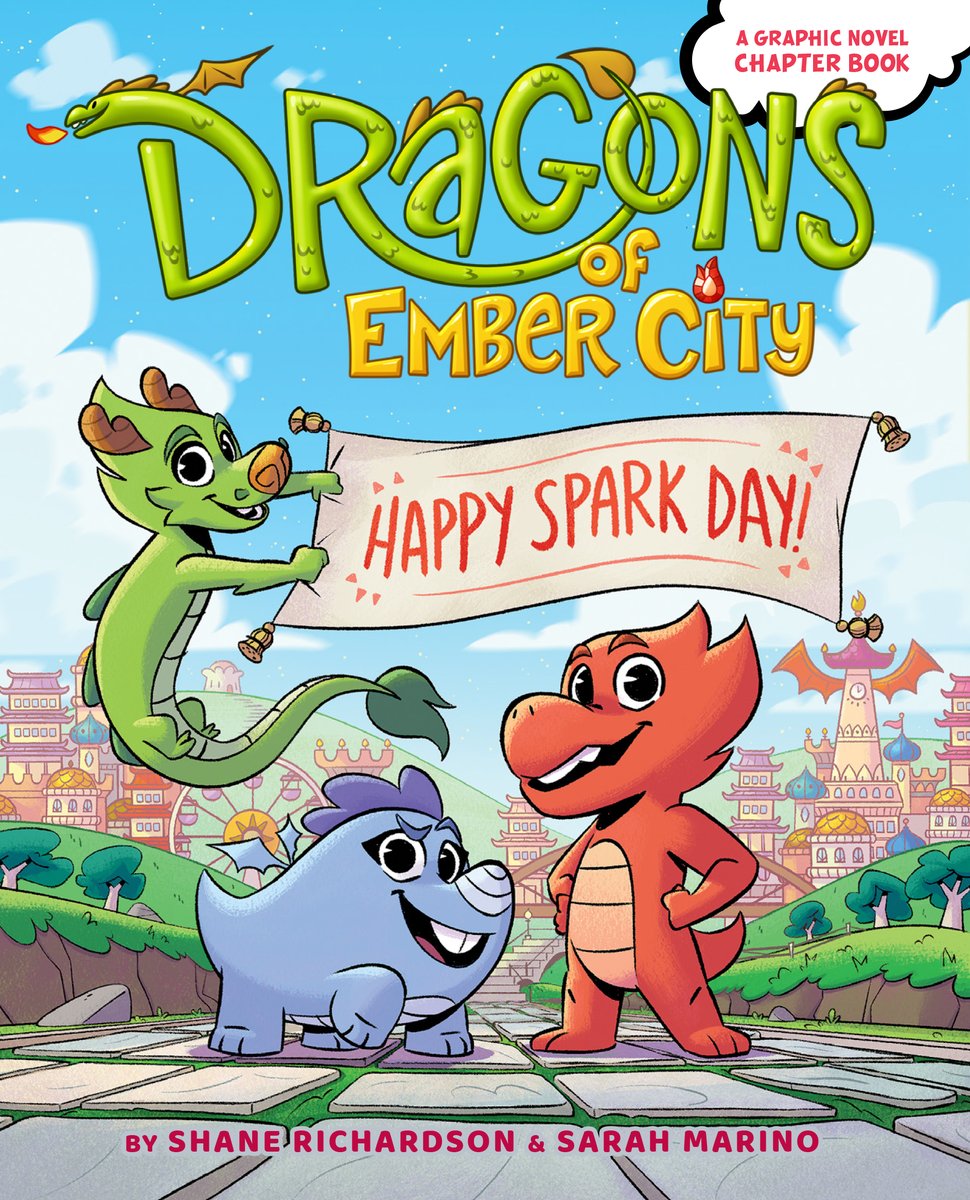 byshaneandsarah's tweet photo. Shane and I are so happy to announce that our FIRST BOOK is coming THIS FALL: ✨DRAGONS OF EMBER CITY: HAPPY SPARK DAY!✨ Available wherever books are sold this October 11th! Pre-order your copy today📚@byshaneandsarah @simonkids https://t.co/dKg5048ndC https://t.co/9OwWa9ygXW