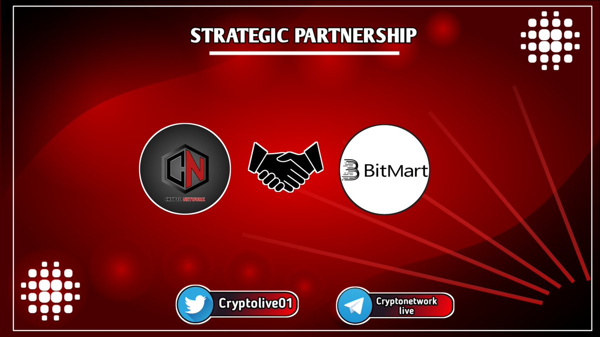 Cryptolive01's tweet photo. Partnership Announcement 🤝

We are thrilled to announce The strategic partnership with @BitMartExchange

BitMart is a global cryptocurrency exchange that allows users in 180+ countries to buy and sell over 1,000 digital currencies and tokens. While BitMart offers all the fea... https://t.co/nVsnKKqaT5