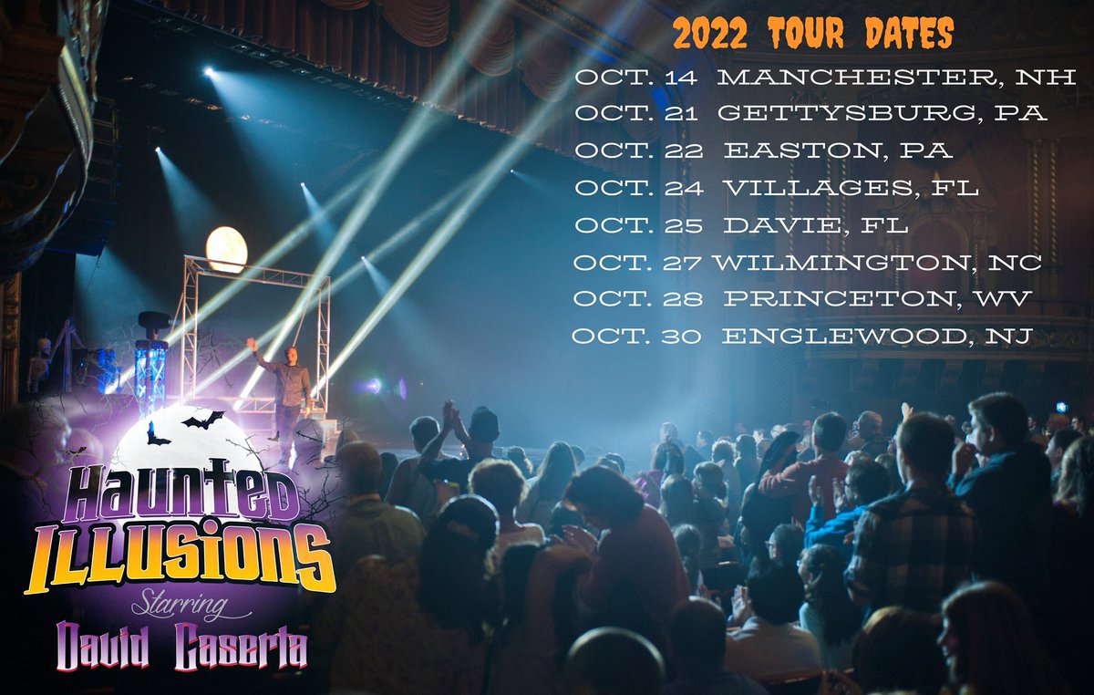 Tickets on sale now for most tour dates… @StateTheatrePA @BergenPAC @GburgMajestic @DanaCenter @ChuckMathenaCtr @thalianhall @TheVillagesFL