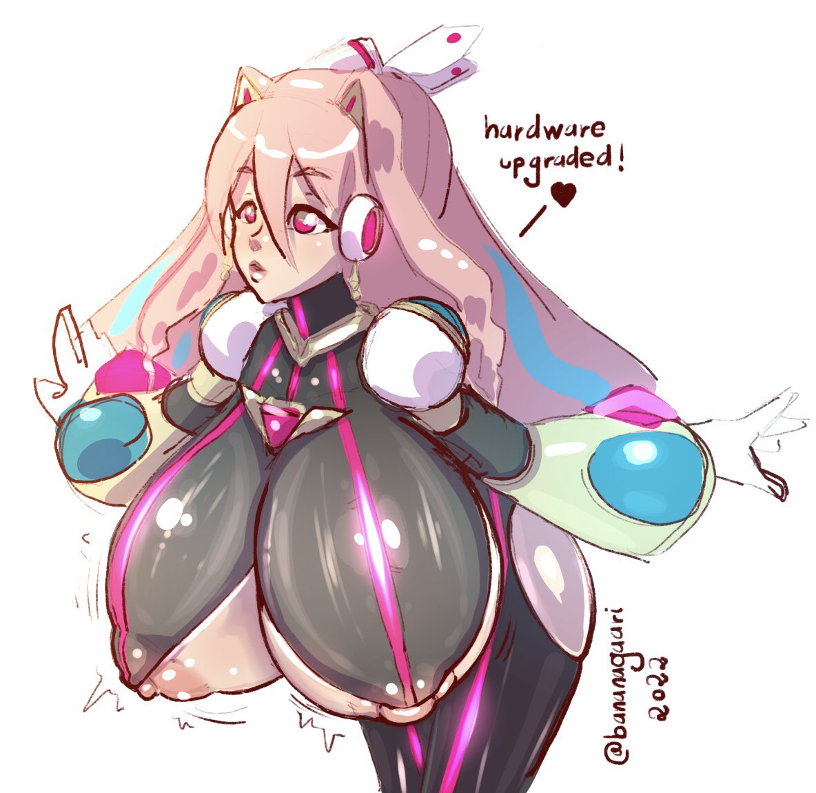 bananagaari's tweet photo. Robot boobs, mecha balloons, cyber badonkers... https://t.co/ramBeQ5QkC