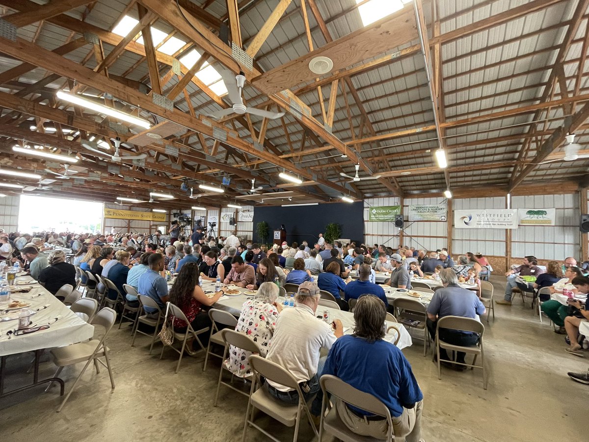 wgregrothman's tweet photo. Great to be @psu Ag Progress Government Officials and Industry Luncheon with many of my legislative colleagues @RepGleim @FrankRyanCPA @repdonna @PAAuditorGen @AustinDavisPA https://t.co/hB0J8Xxm2h