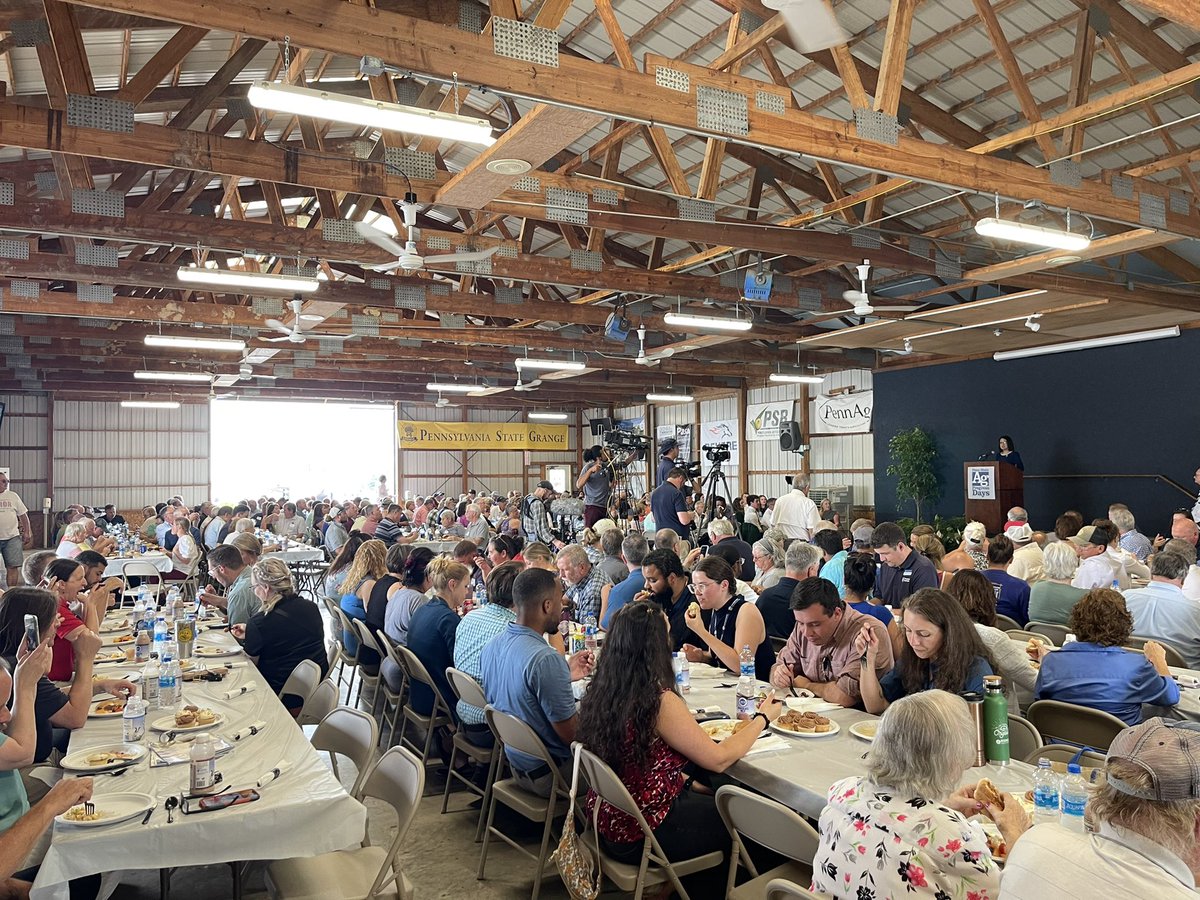 wgregrothman's tweet photo. Great to be @psu Ag Progress Government Officials and Industry Luncheon with many of my legislative colleagues @RepGleim @FrankRyanCPA @repdonna @PAAuditorGen @AustinDavisPA https://t.co/hB0J8Xxm2h