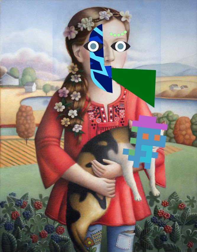 I’ve always felt the difference between the community of a cc0 project and commercial projects, I was interested to see what happens when 2 of my favorite cc0 projects was put onto one picture and this was beautifully done by @TobyKurtzz !