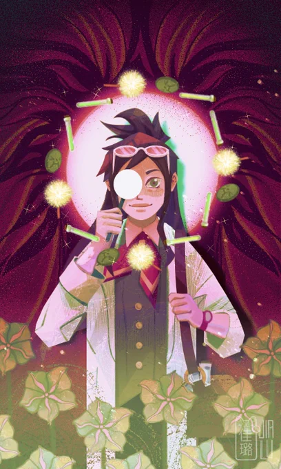 since the ace attorney tarot project is now complete, here are the two cards i made for the deck! make sure to check out everyone else's cards! thank you to everyone who supported this project!! <3 