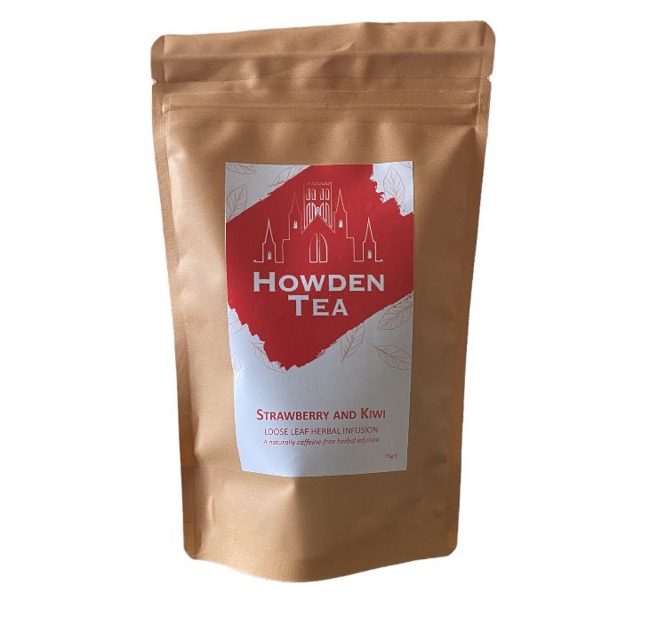 howdencoffee's tweet photo. Strawberry & Kiwi loose leaf tea now being stocked @Dove_House Howden, and Market Weighton. This delicious fruit and herbal infusion can be enjoyed hot or cold 🫖☕️#howdentea #howdencoffee #tea #coffee #herbalinfusion #fruitinfusion #dovehhousehospice #howden https://t.co/1IYGCUikXL