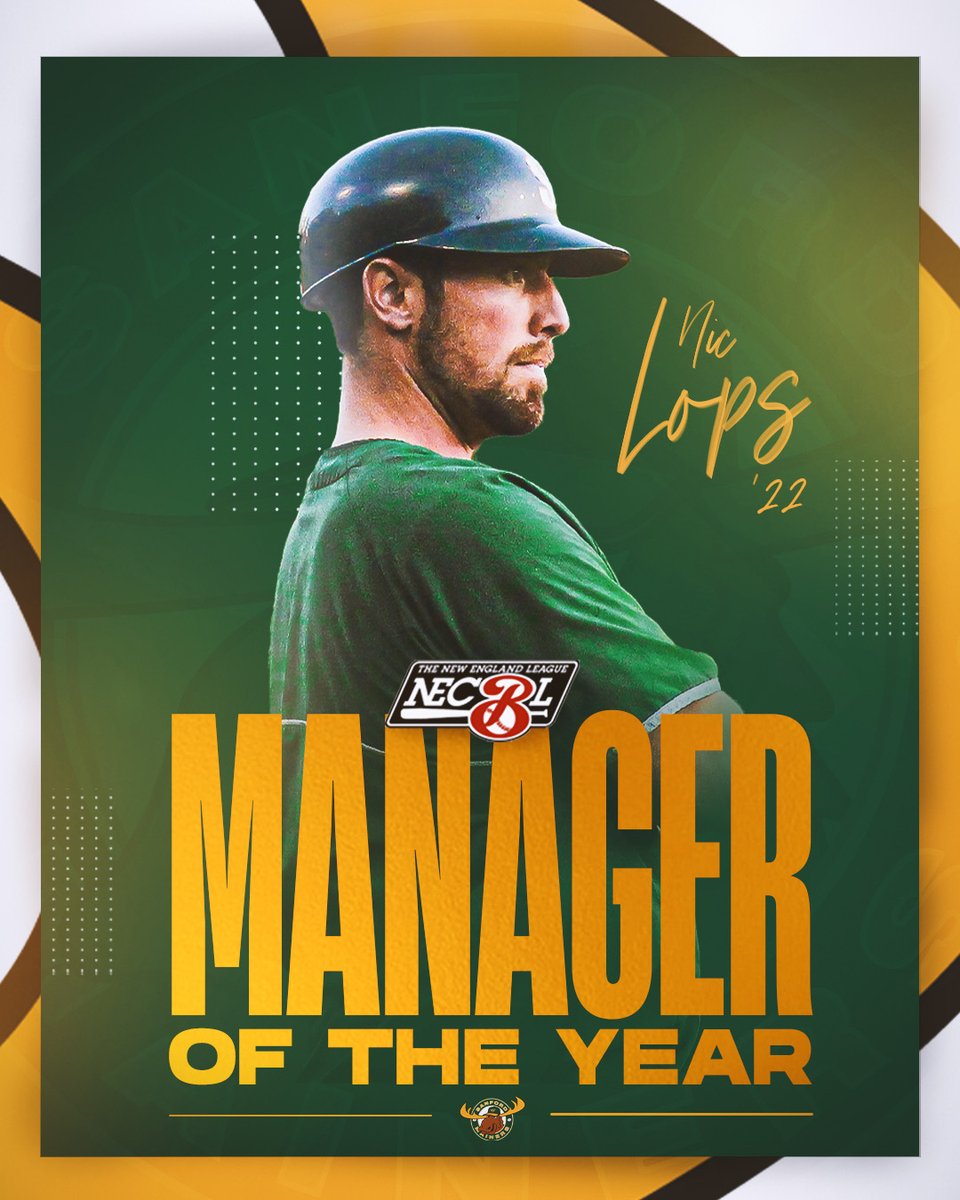 Sanford_Mainers's tweet photo. The Mainers are proud to announce that Head Coach @nlops9 has been named @TheNECBL Joel Cooney Manager of the Year! Lops is now the fourth Mainers skipper to take home the honor in team history! 

Read more 📰 https://t.co/bRqYxpXU7I https://t.co/qq6RiJ9Ilo