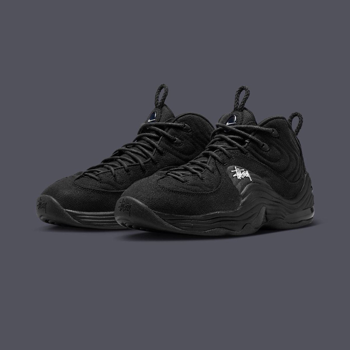 Ovrnundr's tweet photo. Stussy x Nike Air Max Penny 2 official images. Releasing Fall 2022, retailing for $200 dollars. Online https://t.co/HGr3dmqMIN, Nike SNKRS App and Stussy retailers.

Photo: @houseofheat https://t.co/XlWxZNfOrp