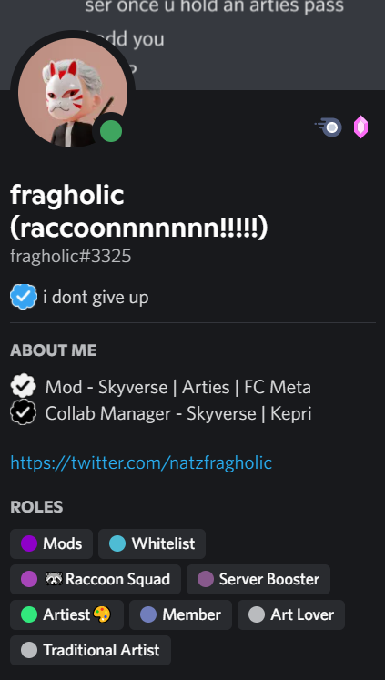 Fragholic tweet media