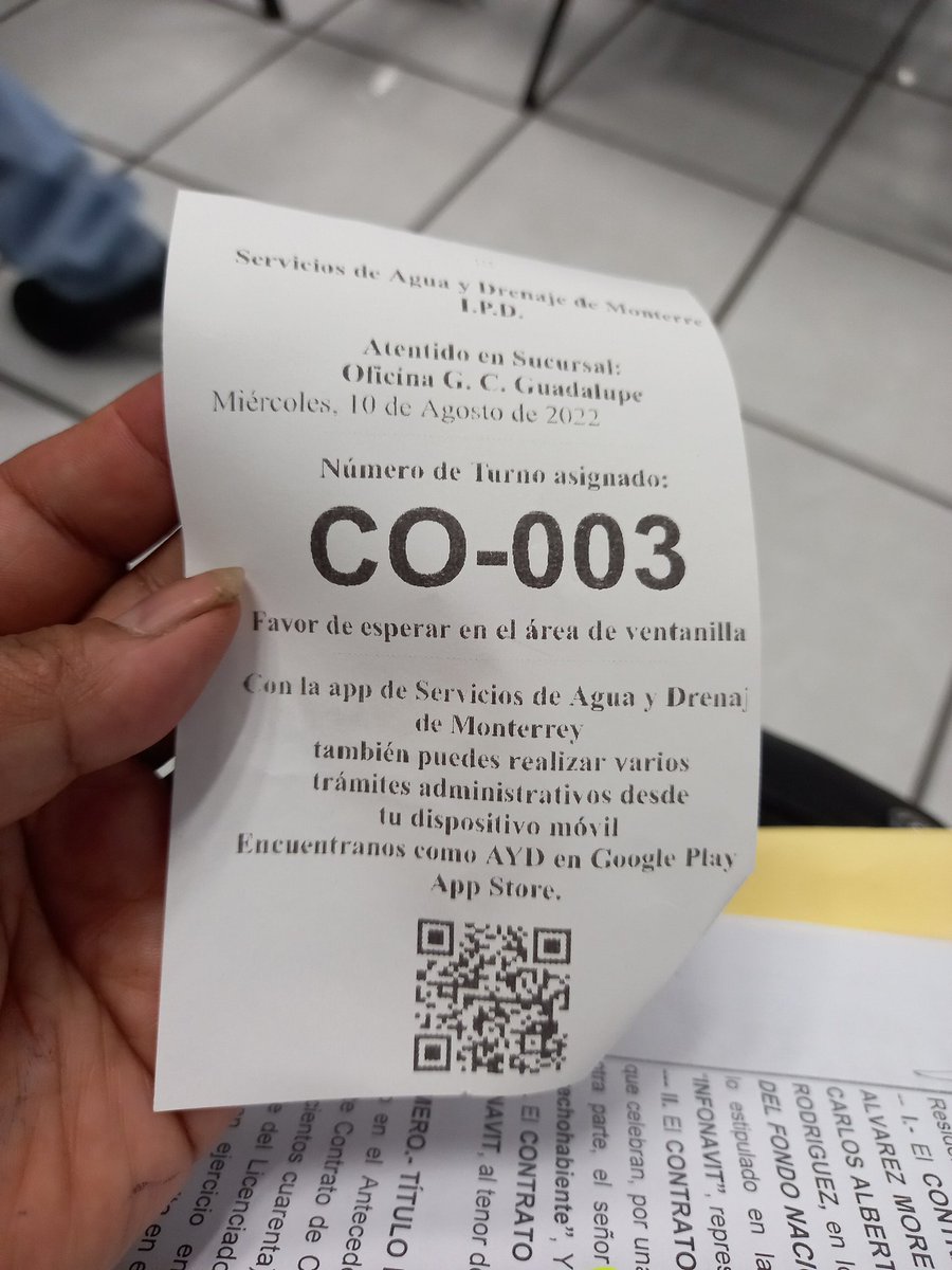 sylvia_pmg's tweet photo. @AyD_ParaTi vienes a ser un trámite y te ponen cada traba estúpida a pero si te piden pagos y no hay servicio de agua @NOTICIASMVSMTY #noticiasmty #guadalupeNL @joluisgarcia https://t.co/HpKr2Gmnq1