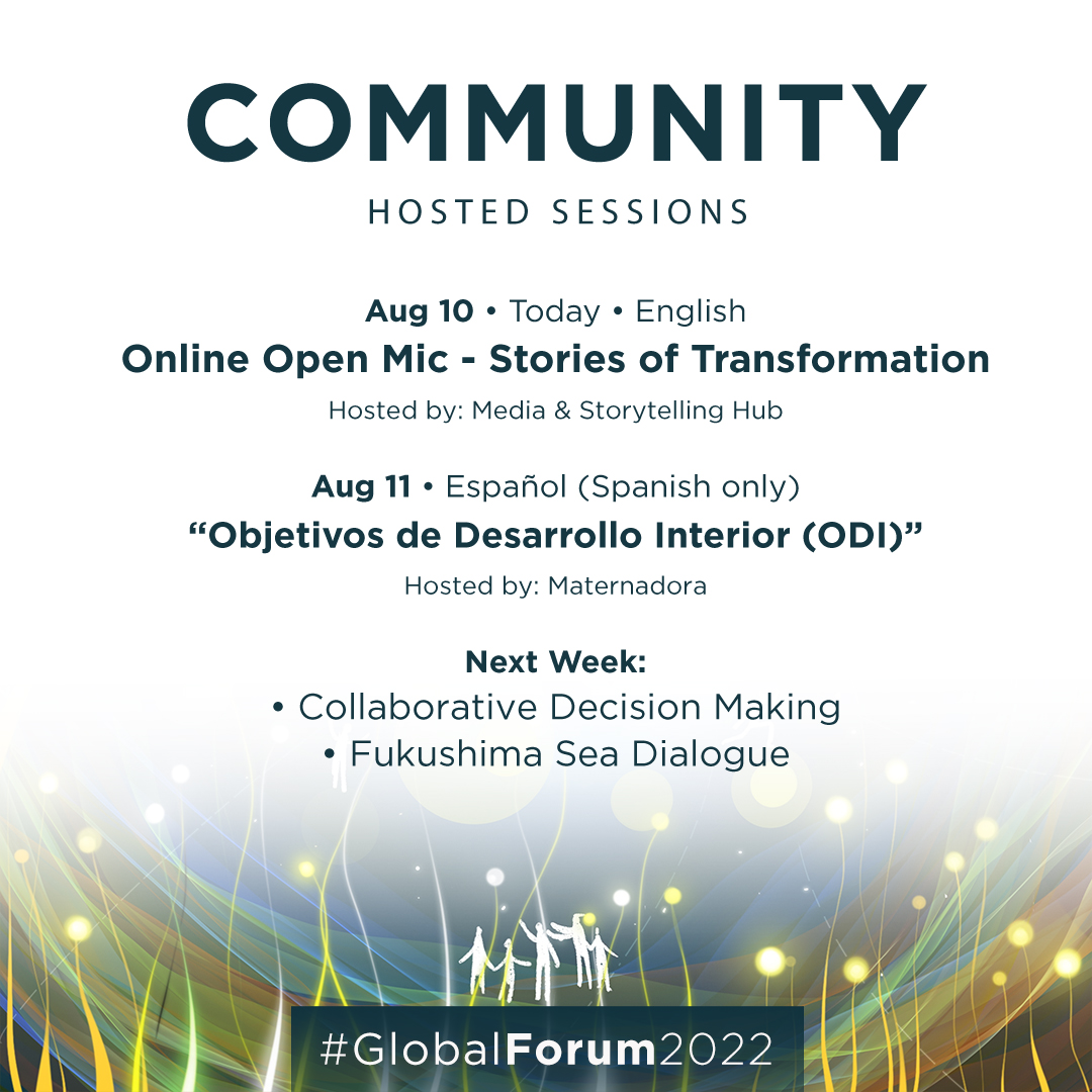 presencing_inst's tweet photo. Upcoming Community-Hosted Sessions: To explore, learn more, and join - visit our calendar: https://t.co/mTAFYpSmme
#IDG #InnerDevelopmentGoals #Fukushima #Transformation #Collaboration #CommunityEvents #Storytelling #CollaborativeDecisionMaking https://t.co/roaqMgEyIw
