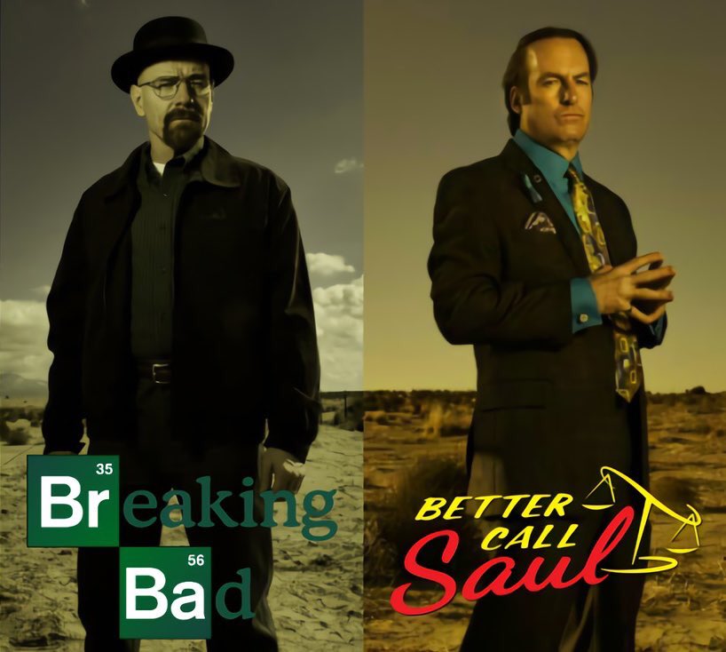 No señores, Breaking Bad no compite con Game of Thrones por cual es la mejor serie que haya existido, Breaking Bad compite con Better Call Saul por cual es la mejor serie y lo mejor de todo es que las dos son de dios Vice Gilligan.
