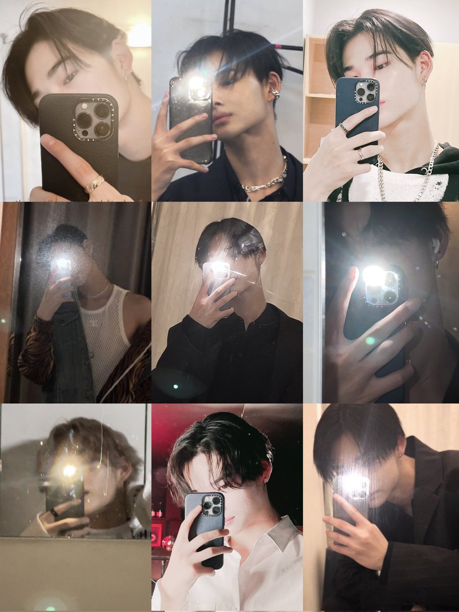 his mirror selcas >> #ni_ki