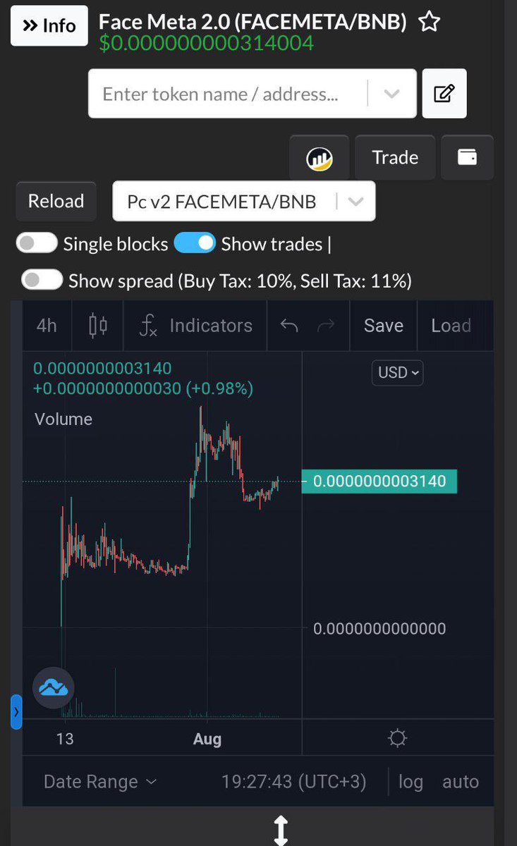 Face Meta 2.0 ATH'de 32 milyon piyasa değerine ulaşan facemeta projesi, aynı ekip tarafından facemeta 2.0 olarak piyasaya sürüldü. 🔥

Hype yapabilecek bir proje, düşük MCap var. Erkenden değerlendirin 👇

fmetatoken.com
Ca: 0x0a45b65fd550d81cf4b685613c7d19adb0d63153