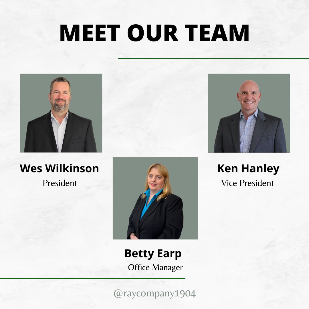RayCompany1904's tweet photo. Meet our team!
Within the next few weeks, we will be introducing our team members to our followers! This week we will be introducing Wes, Betty, and Ken. Stay tuned to learn more about our wonderful team! 

#roofing #raycompany #charlotte #carolina #professional #roof #cleaning https://t.co/jOjU8JNV4t