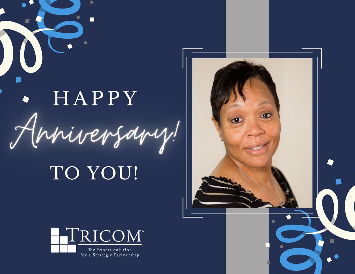 Happy TRICOM Anniversary Shawn! Thank you for taking such great care of our clients, and for always having a smile on your face.  We appreciate you!  We hope you're going shoe-shopping to celebrate!