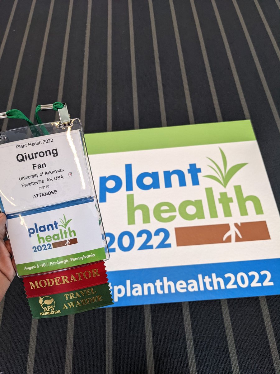 Qiurong Fan (@qiurongf) on Twitter photo I had a great time in the #PlantHealth2022 so glad to meet with people in our society and share great science! #plantdisease #uark <a href="/ArkansasEPP/">Arkansas Entomology and Plant Pathology</a> @SPEL_UARK I had a great time in the #PlantHealth2022 so glad to meet with people in our society and share great science! #plantdisease #uark <a href="/ArkansasEPP/">Arkansas Entomology and Plant Pathology</a> @SPEL_UARK