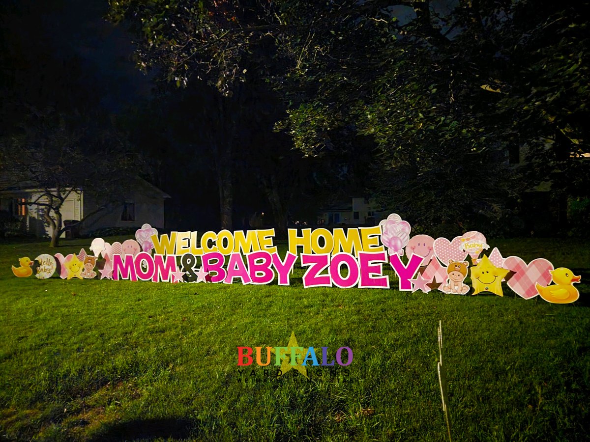 Buffalo Yard Signs tweet media