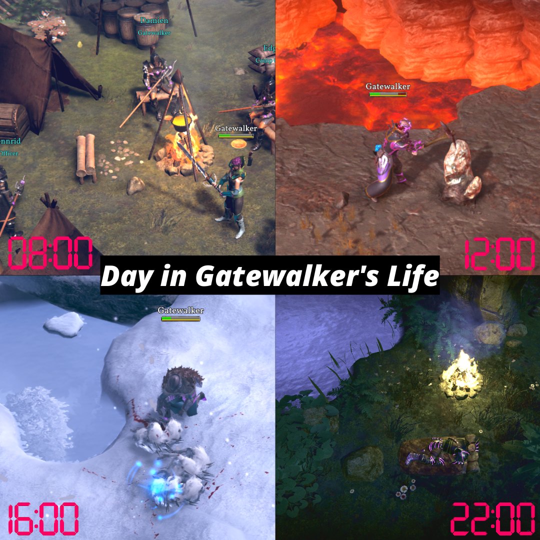 GatewalkersGame's tweet photo. There is much to be done before you can go beyond the Gate. Repairing weapons ⚔️ getting food 🍗 clothes 🧤 materials for fireplaces or torches 🔥 and much more. We'll tell you about it on Saturday in a Steam article so stay tuned!

#gatewalkers #games2022 #survival #action #rpg https://t.co/RYbSWZRCXm