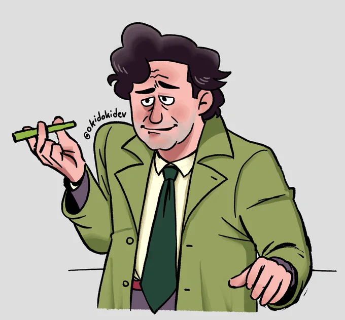 Commission for  of Columbo! Thank you very much 