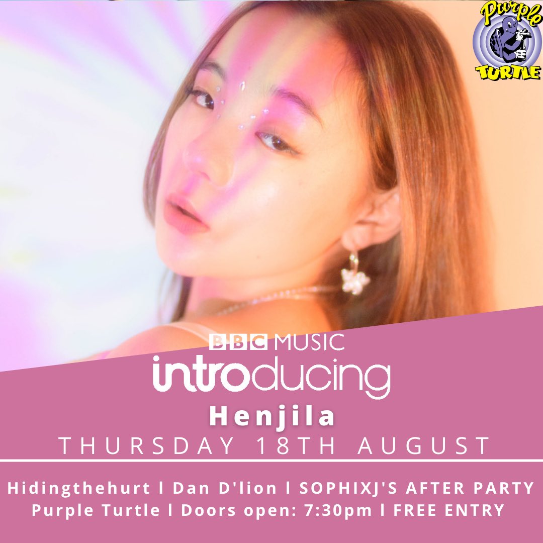 Henjilaa's tweet photo. GUYS I HAVE 2 GIGZ THIS MONTH EEE come down <333 one with SUN 14th August at LONDON with @asiantones on after 5PM

And one with @bbcintroducing THURS 17th August at READING in @PurpleTurtleRdg thank you @agwestie for the gig supporting https://t.co/CETMfkFogb