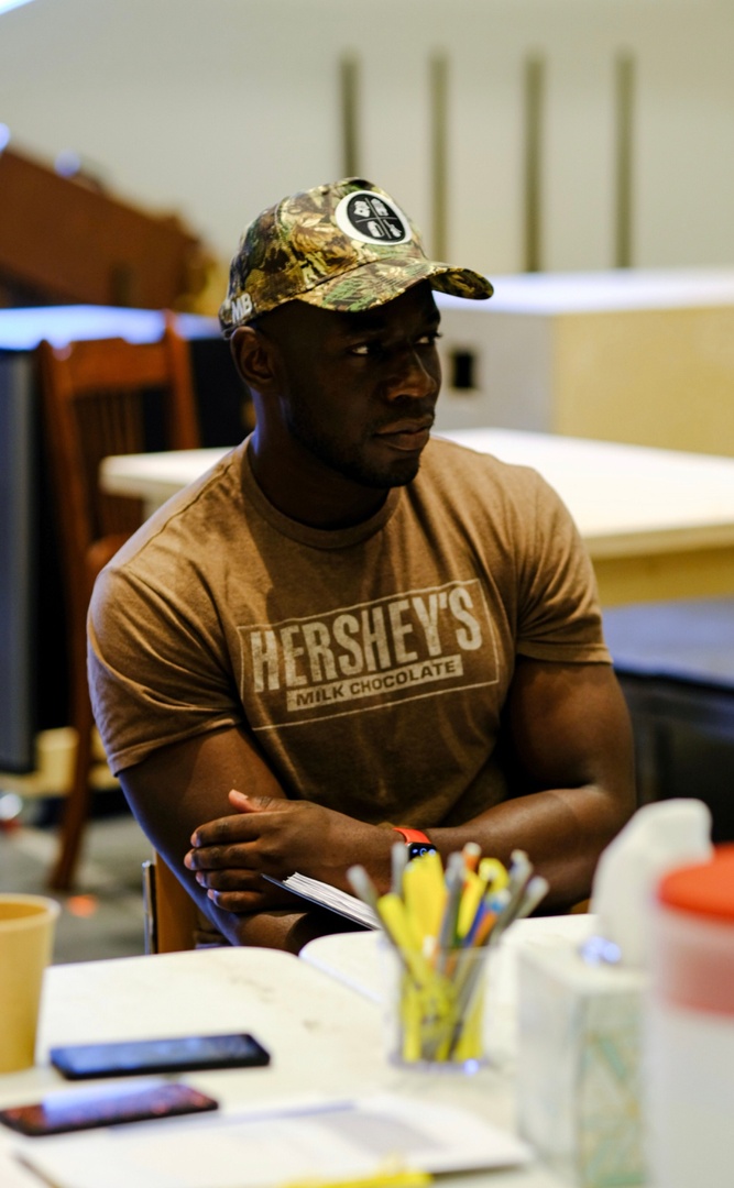 Salesman_Bway's tweet image. A sneak peek at rehearsals with the #SalesmanOnBroadway cast and creative team!
 
Wendell Pierce is mesmerizing as Willy Loman. Don’t miss our run at New York City’s Hudson Theatre this Fall.

(📸: Montsho Thoth)