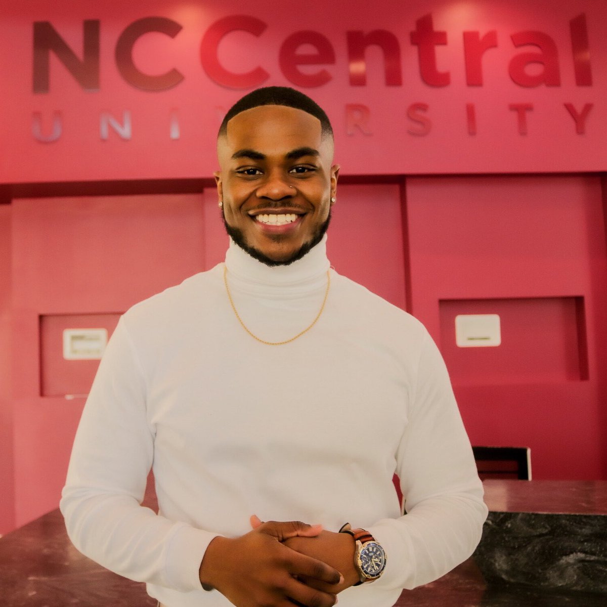 DukesMayoBowl's tweet image. Mr NCCU               Our Anthem Singer
                       🤝
            @JRussellmusic1