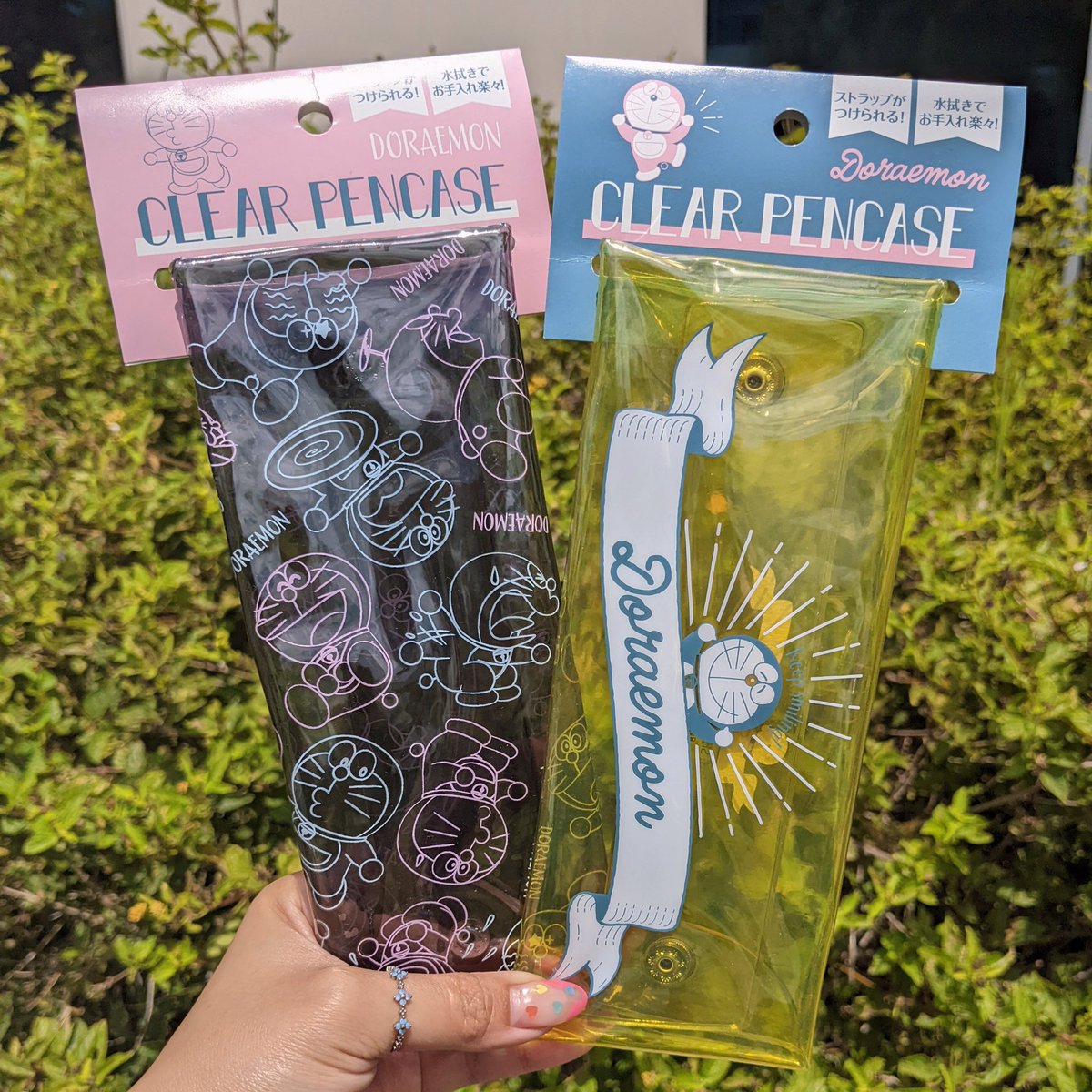 GachaWorld_Info's tweet photo. ✨#Doraemon Clear Pen Cases✨ Available now on our app under “Character Goods” 😊 #stationery https://t.co/RKTCMBjWUh
