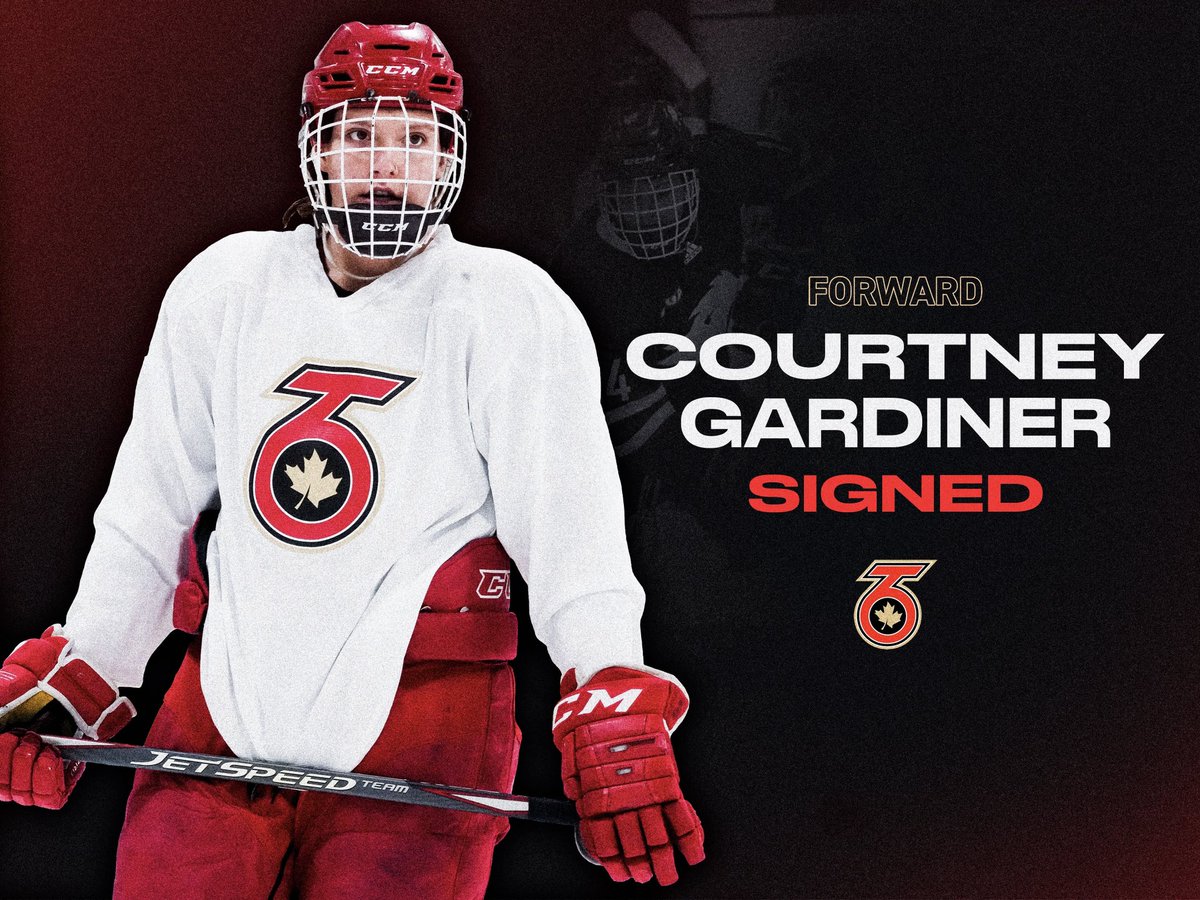 TheTorontoSix's tweet photo. Someone can’t get enough of Canlan! 🤩🏡

The Toronto Six are proud to announce the signing of Forward Courtney Gardiner for Season 8!

🔗 https://t.co/c6O5OrD269 https://t.co/zRrz3ig8ZU