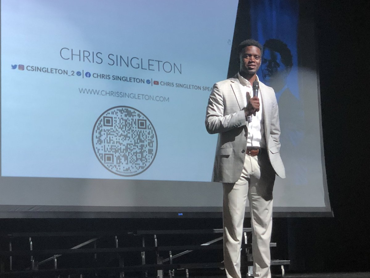 What an inspiring and empowering message from <a href="/csingleton__2/">Chris Singleton</a> at the opening meeting for <a href="/AndersonSD4/">Anderson School District 4</a> this morning!