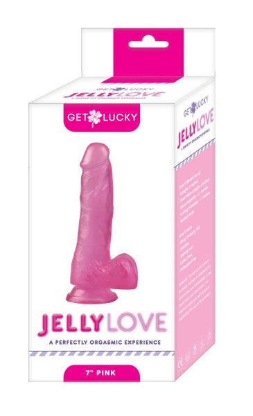 Get Lucky 7 Inch Jelly Love - Pink  &bull; Designed to feel just like the real thing thanks to its realistic<a href="/tag/cock"class="tags"><span>#cock</span></a><a href="/tag/sissy"class="tags"><span>#sissy</span></a><a href="/tag/sextoys"class="tags"><span>#sextoys</span></a><a href="/tag/dildo"class="tags"><span>#dildo</span></a><a href="/tag/feminization"class="tags"><span>#feminization</span></a><a href="/tag/adultstores"class="tags"><span>#adultstores</span></a>