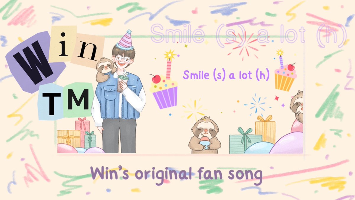 khunpha101's tweet photo. 彡[ʙɪʀᴛʜᴅᴀʏ ꜰᴀɴ ꜱᴏɴɢ]彡

 ᶠᵒʳ @wwintm 🎂

(づ｡◕‿‿◕｡)づ  #SmileSalotH .•ღ

🖇 https://t.co/Md7hUd4c9g
🕓 17.55 น. 
🕤 11.08.2022

เป็นเพลงที่ตั้งใจทำให้วินเป็นของขวัญวันเกิด แต่อุปสรรคหลายๆอย่าง ทำให้โปรเจคเกือบล่ม ขอบคุณ @boseoklee ที่ช่วยทำเพลงนี้ออกมาจนสำเร็จ ღ https://t.co/o47UYyCliA