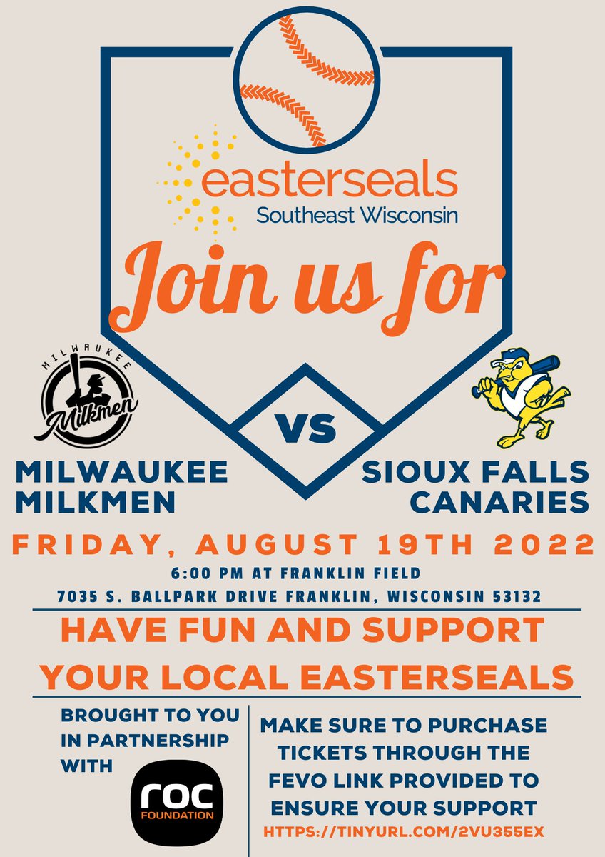 *********9 MORE DAYS UNTIL GAME DAY!!!*********
⚾️ August 19th - 6:00pm - at Franklin Field ⚾
(Note that game time has been officially changed to 6:00pm.)
GET YOUR TICKETS HERE -> tinyurl.com/2vu355ex