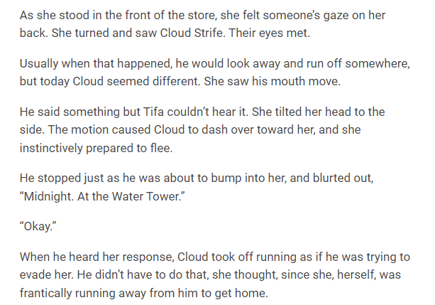DroShawoluv's tweet photo. #CloudWeek2022 Day 7: #CloudStrife's Past / Pre-game

You know why this is a great Cloud? Because it's real him. 
Please read the novel Traces of Two Pasts to see how awkward he is, and accurate to his CC self too, of course (also check CC7R)

https://t.co/8u76A7VGlU

#FF7R https://t.co/U4AxK7EoMx