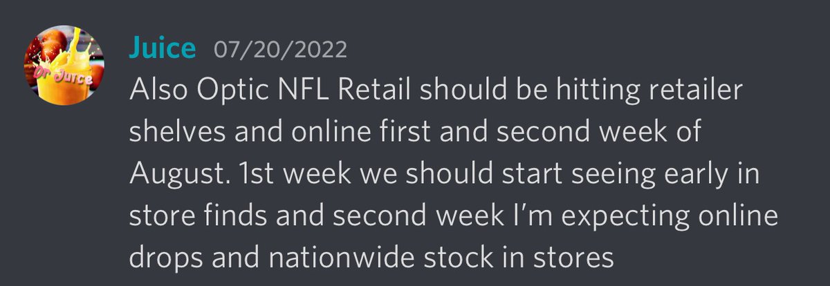 CeaselessCooks's tweet photo. Absolute cookout on Optic NFL this morning 🔥 

Members were informed almost a month in advance for this drop. We also provided Optic blaster link hours before it even loaded! 

And to top it off, we showed members how to bypass the qty limit to order unlimited Optic blasters ♾ https://t.co/ed7alwrUCr