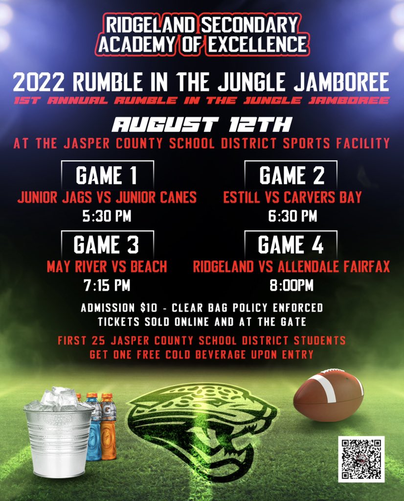 JaguarsSNLive's tweet photo. “Rumble in the Jungle Jamboree” - RSAE 2022 #JSNLIVE ❤️🐾🏈 https://t.co/1e5aku3Zuu