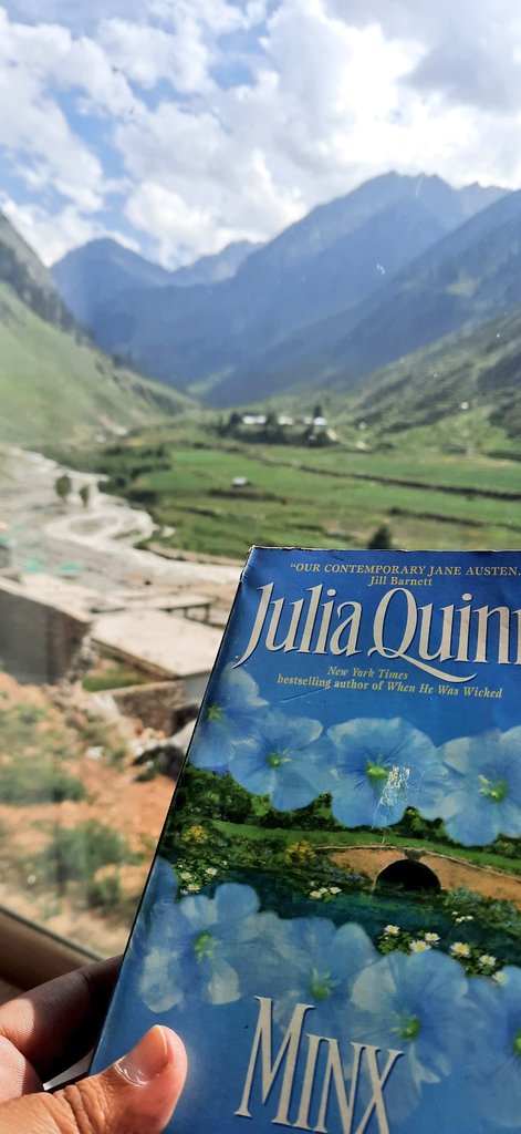 JavariaFarooqui's tweet photo. When the book you are reading vibes with the place you're visiting!!!
#RegencyRomance #RiverKunhar https://t.co/3wylMG1L0n